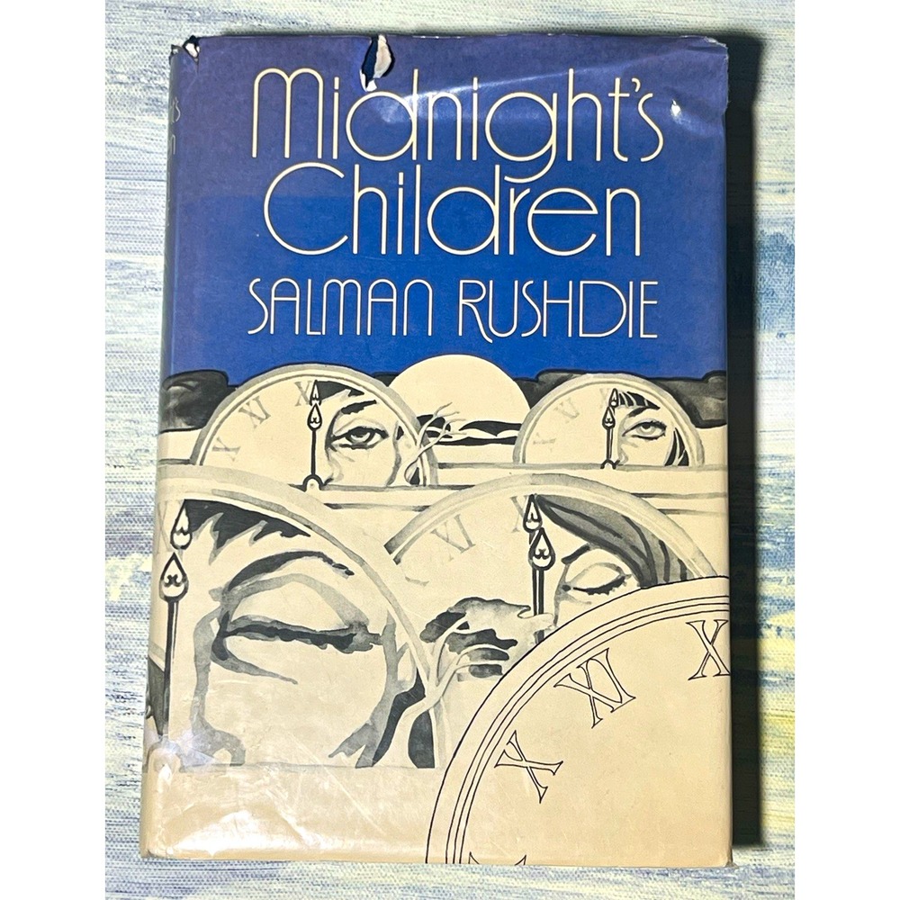 Midnight's Children Salman Rushdie 1981 Jonathan Cape Early UK Hardcover DJ